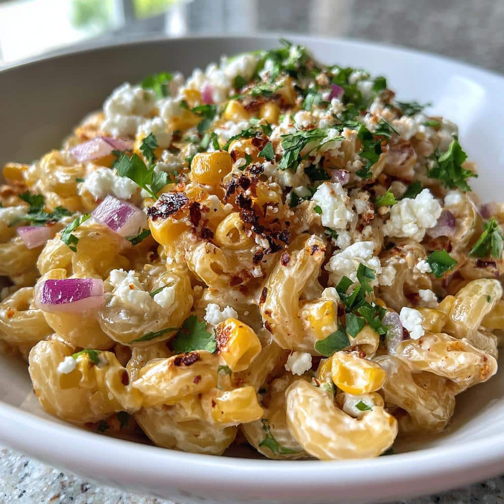 Creamy Street Corn Pasta Salad - detail 1