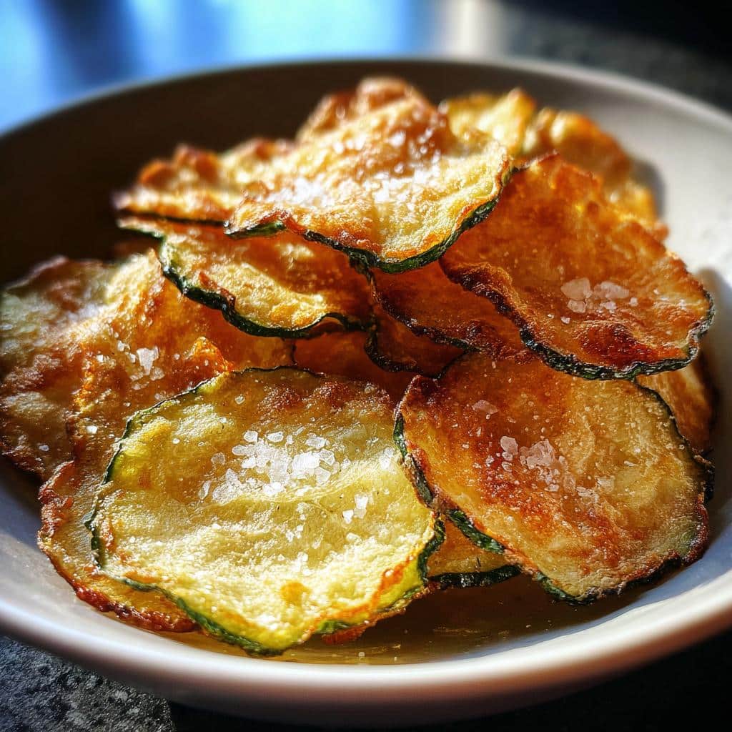 Crispy Salt & Vinegar Cucumber Chips: 1 Amazing Snack