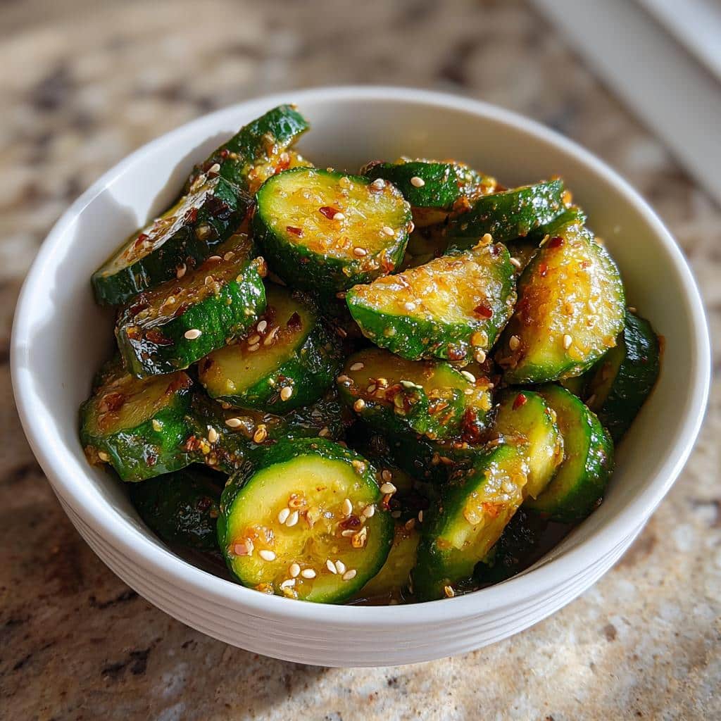 Easy Asian Cucumber Salad - detail 3