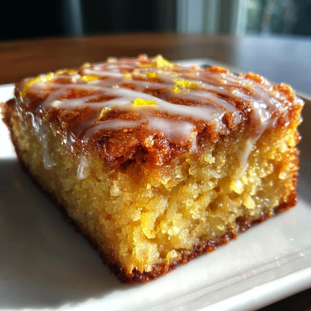 Easy Lemon Brownies - detail 1