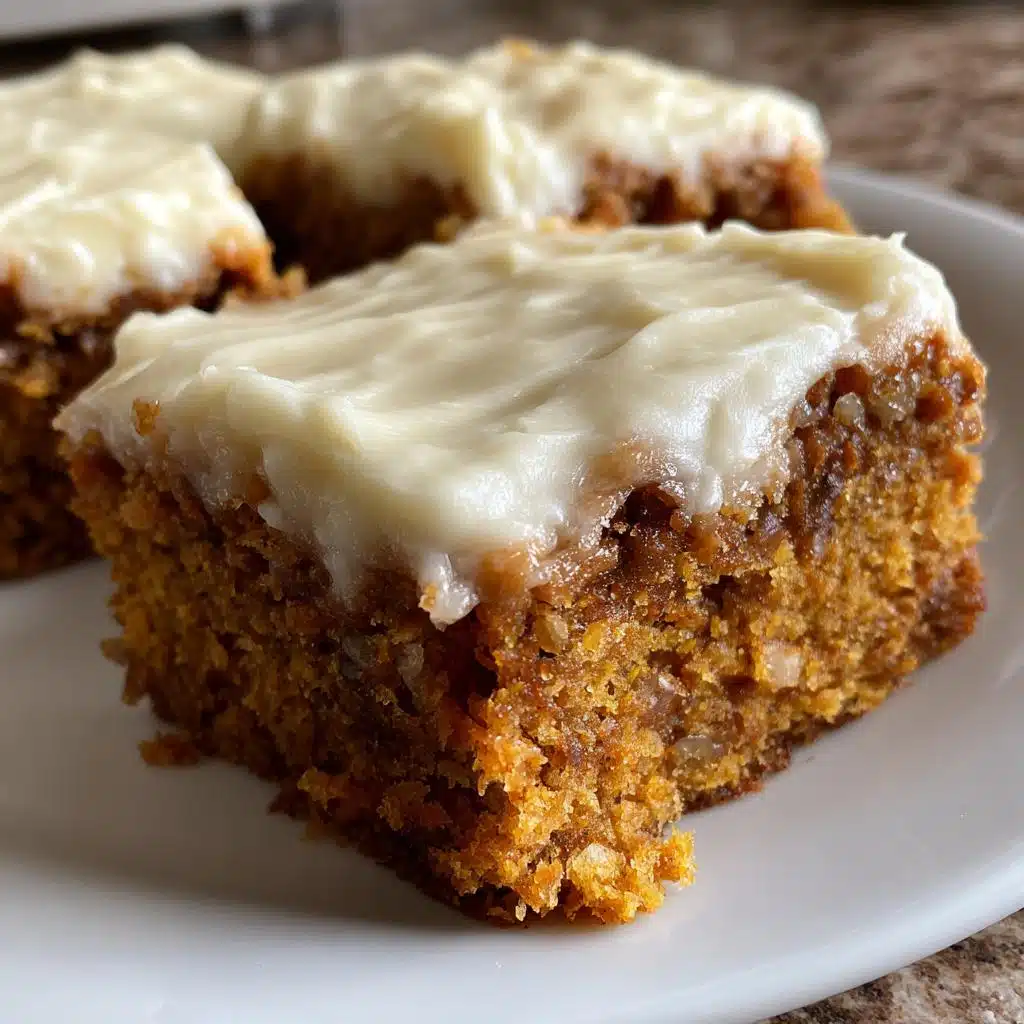Easy Pumpkin Bars with Cream Cheese Frosting - detail 1