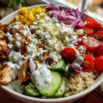 Greek Chicken Gyro Bowls