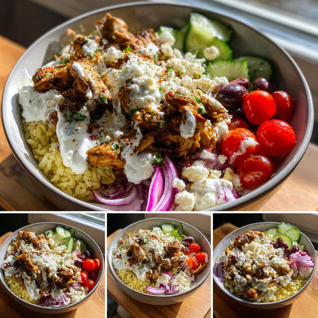 Greek Chicken Gyro Bowls - detail 4