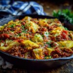 Ground Beef and Cabbage Skillet