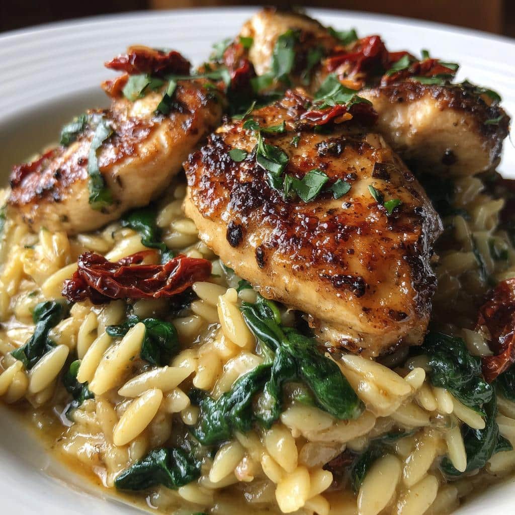 One Pot Marry Me Chicken Orzo - detail 2