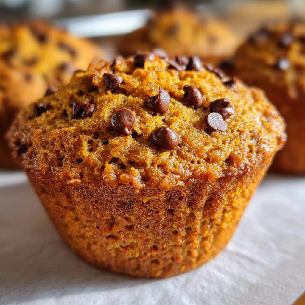 Pumpkin Protein Muffins - detail 1