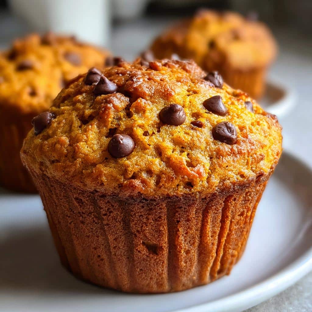 Pumpkin Protein Muffins - detail 2