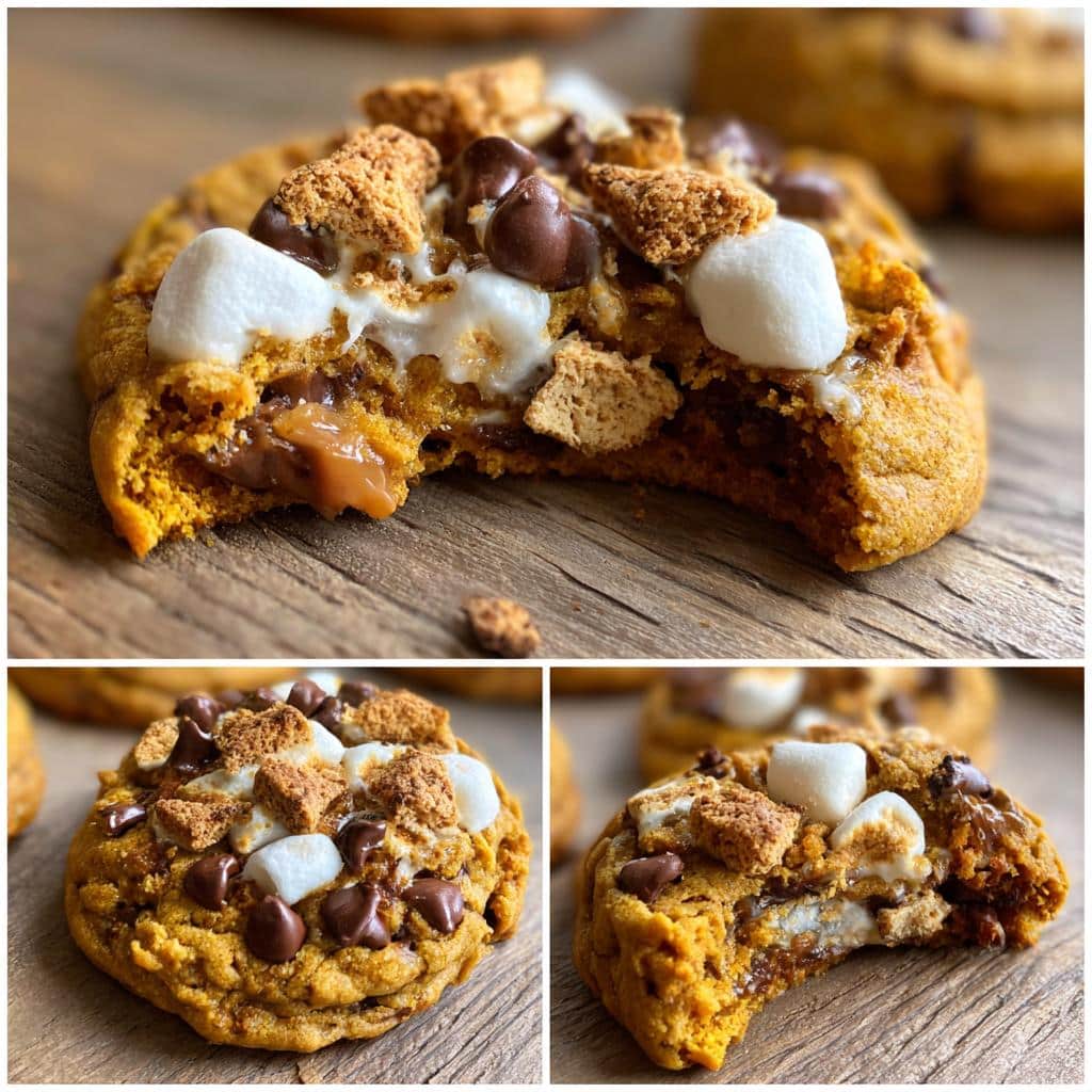 Pumpkin S’mores Cookies - detail 1