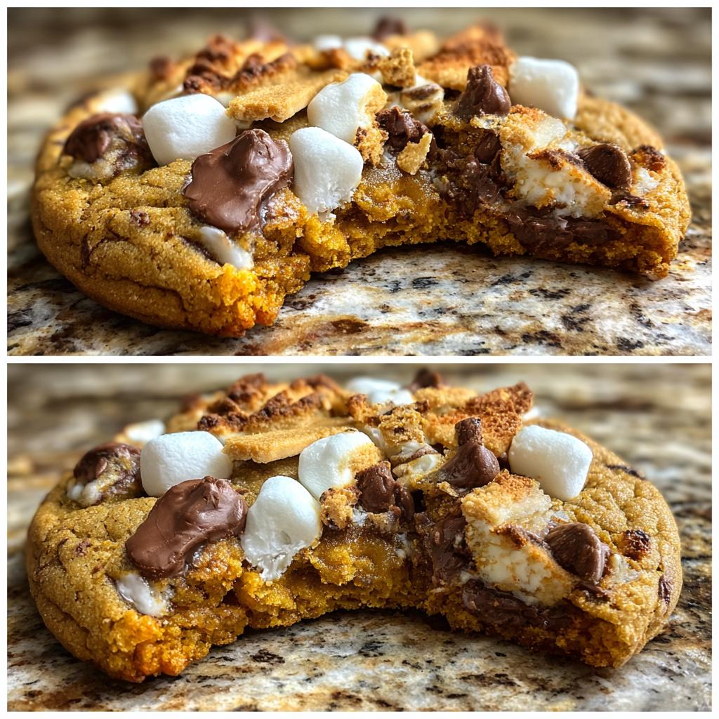 Pumpkin S’mores Cookies - detail 3