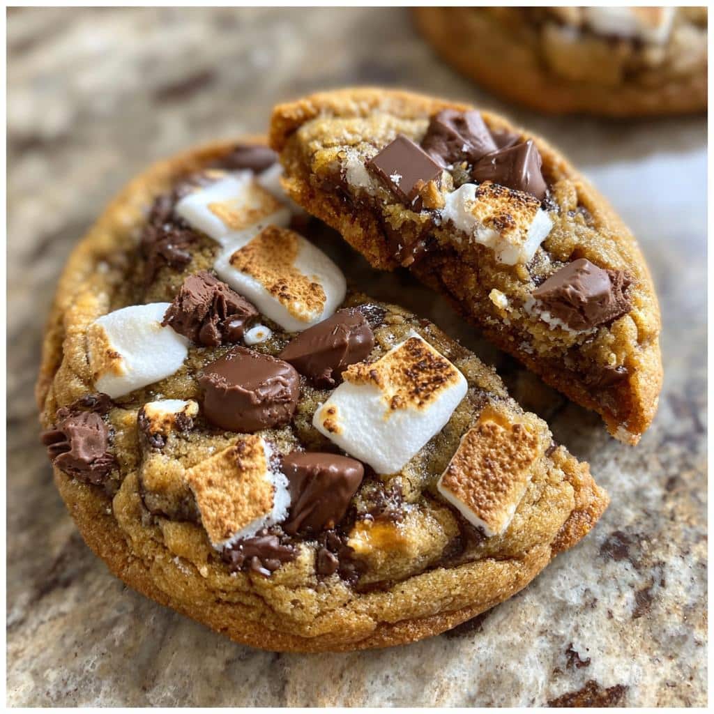 Amazing Pumpkin S’mores Cookies in 14 Mins