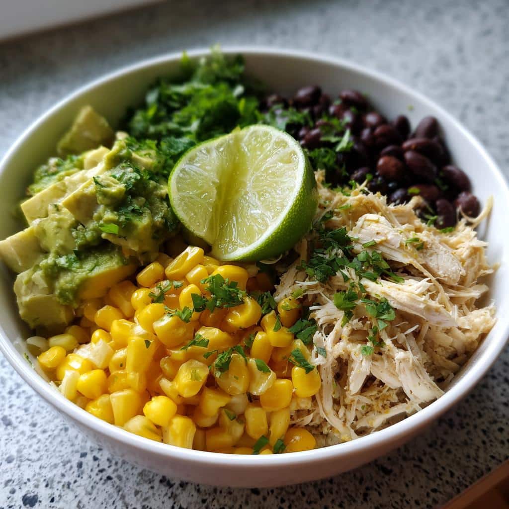 Slow Cooker Chicken Burrito Bowl: 4 Hour Flavor