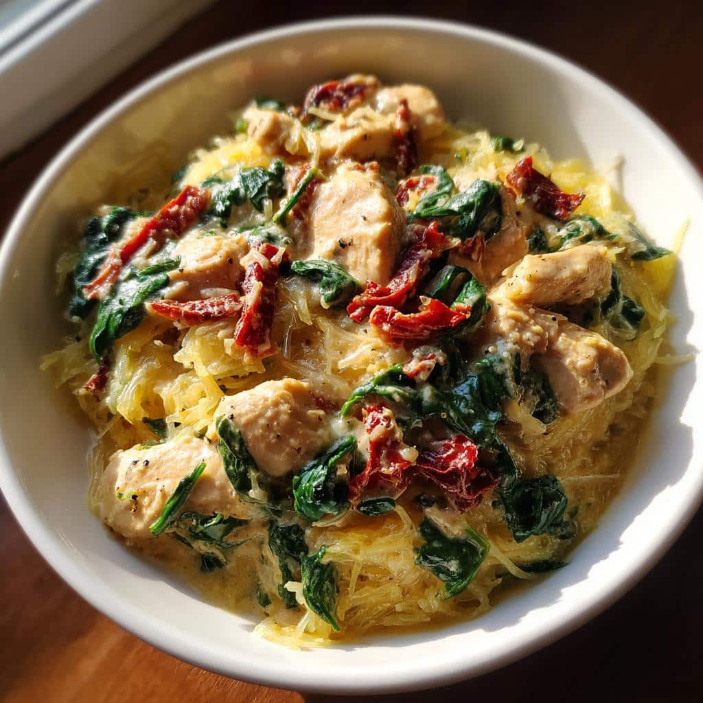 Tuscan Chicken and Spaghetti Squash - detail 1