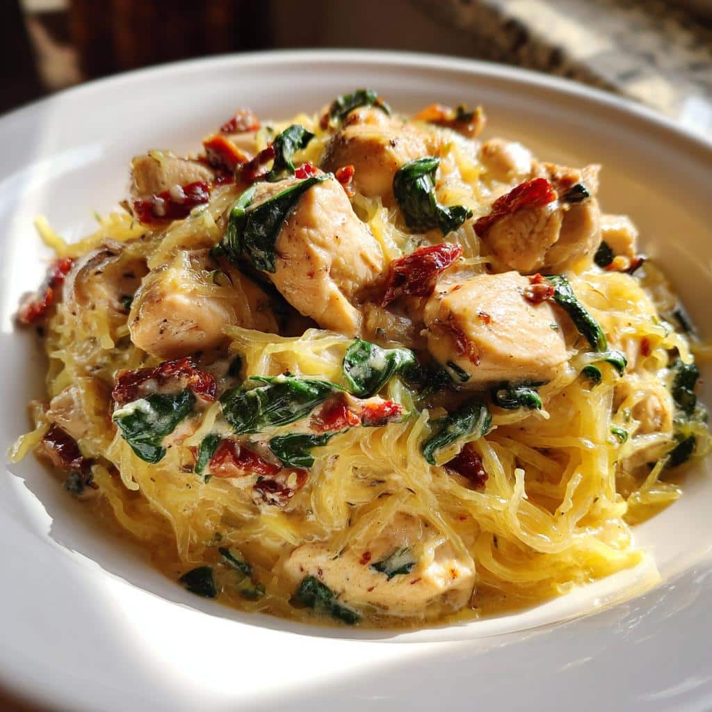 Tuscan Chicken and Spaghetti Squash - detail 2