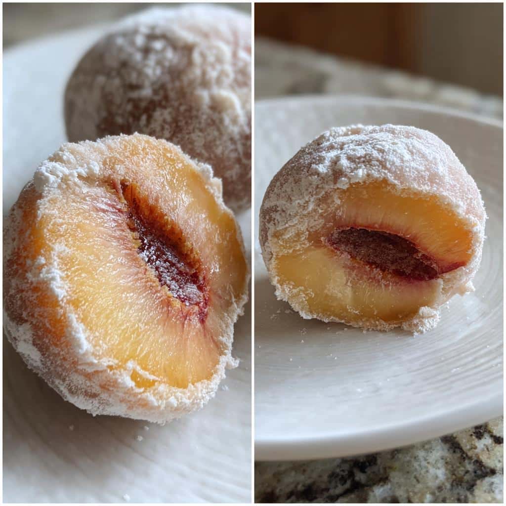 Whole Peach Mochi: 4 Easy Steps to Joy 6 Whole Peach Mochi - detail 2