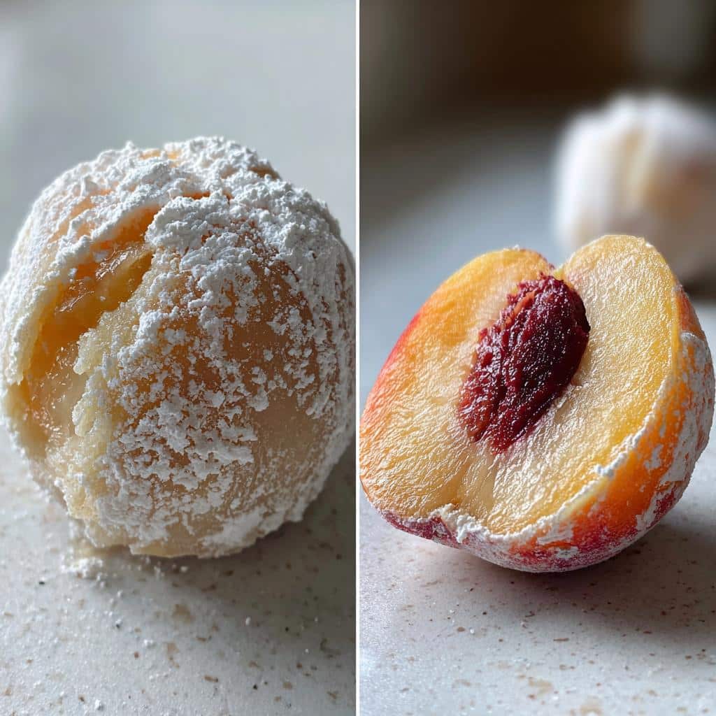 Whole Peach Mochi: 4 Easy Steps to Joy 7 Whole Peach Mochi - detail 3