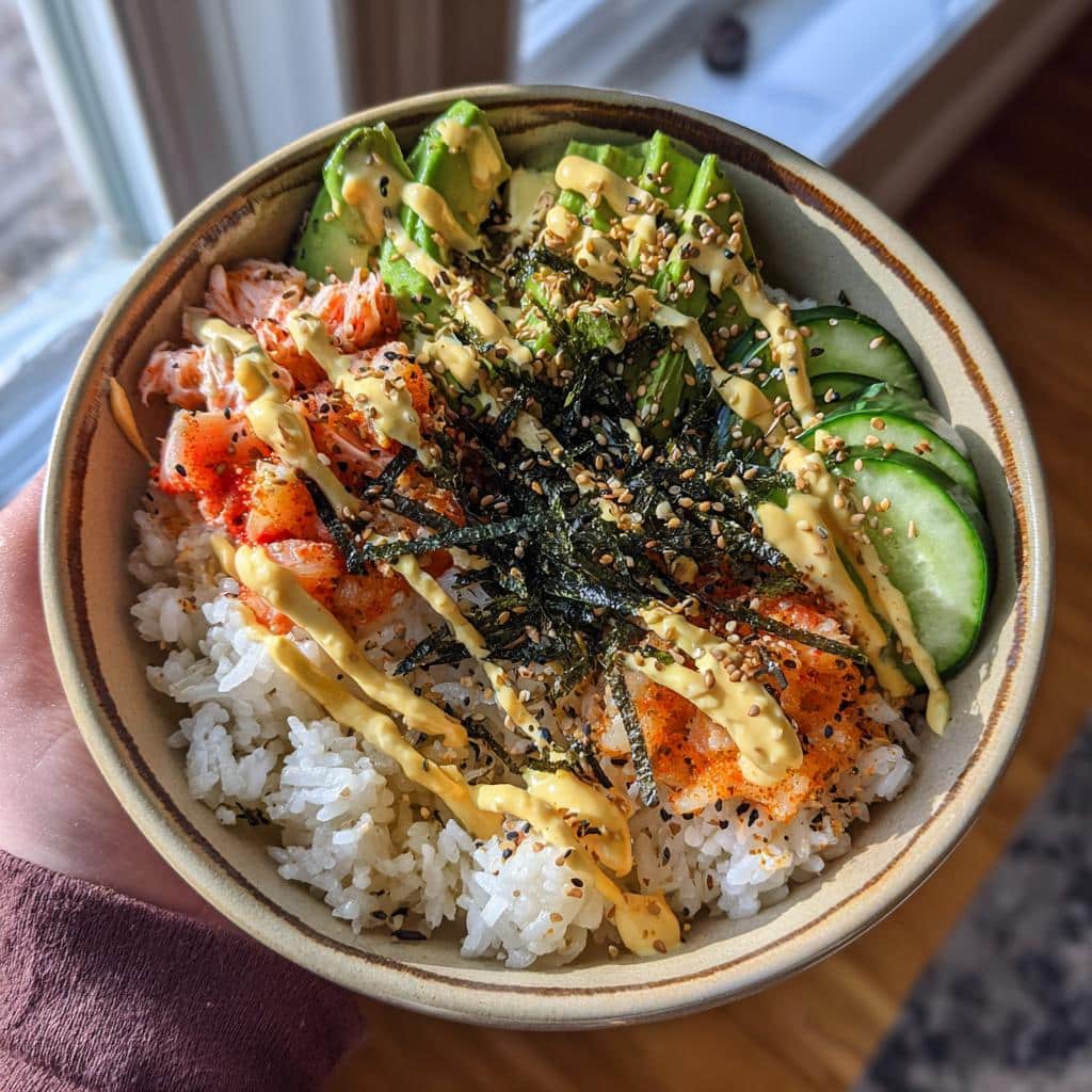 california Roll Sushi Bowls - detail 2