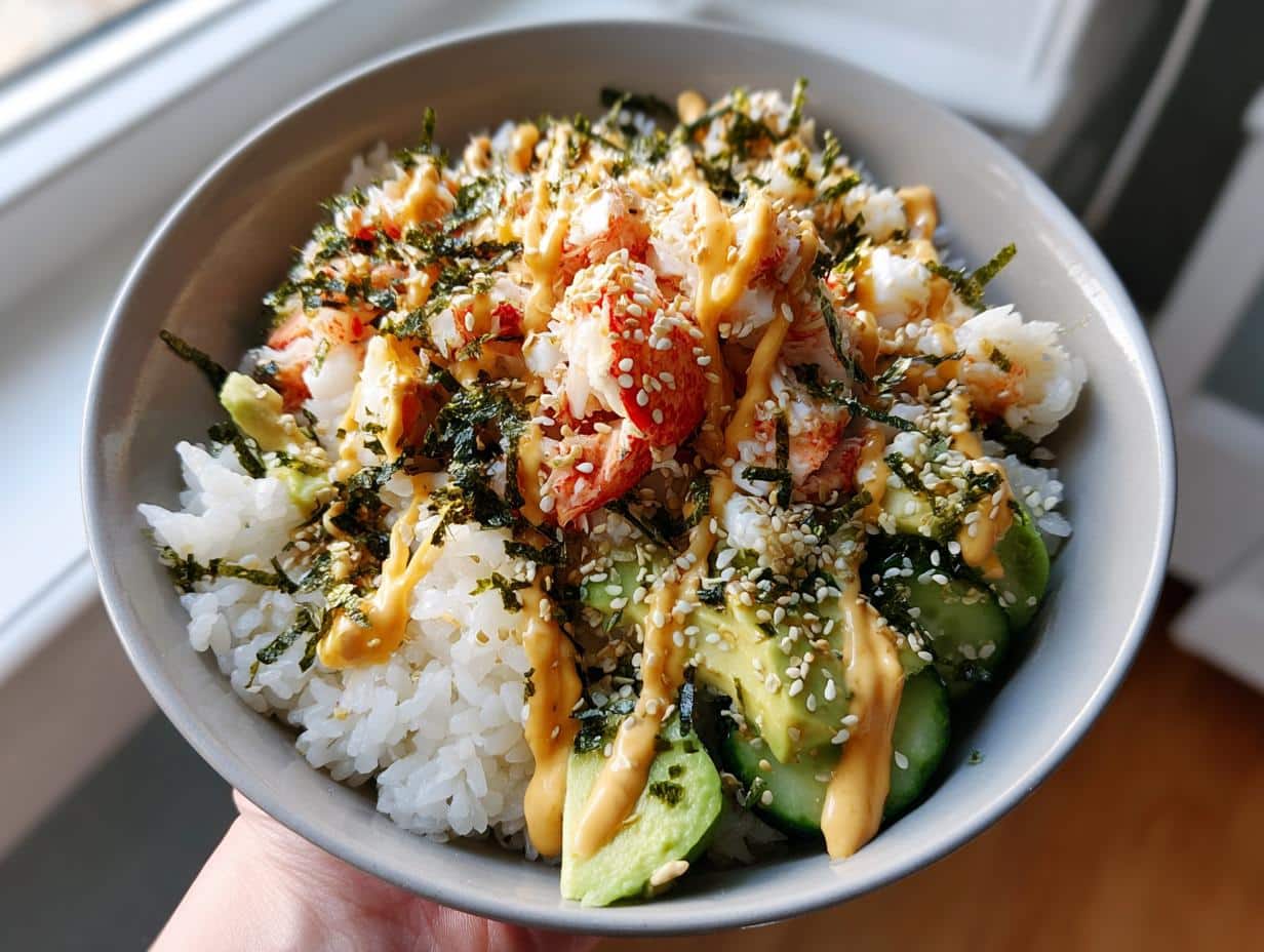 Amazing California Roll Sushi Bowls: 1 Easy Recipe