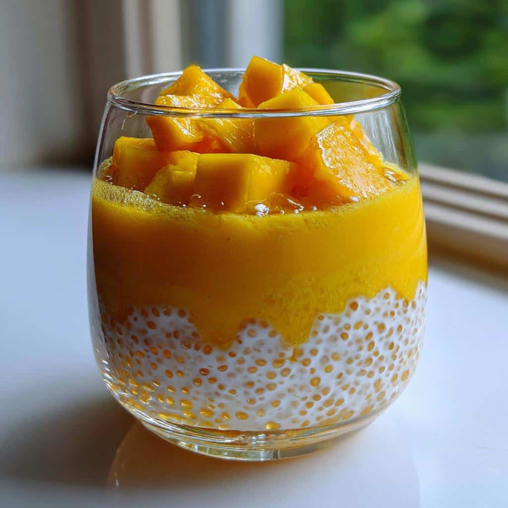 creamy mango sago - detail 2