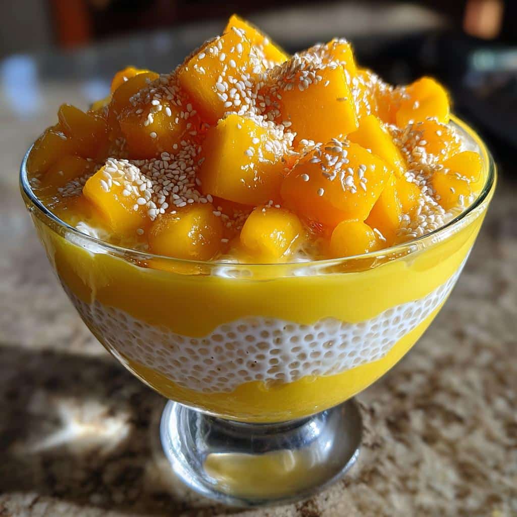creamy mango sago - detail 3