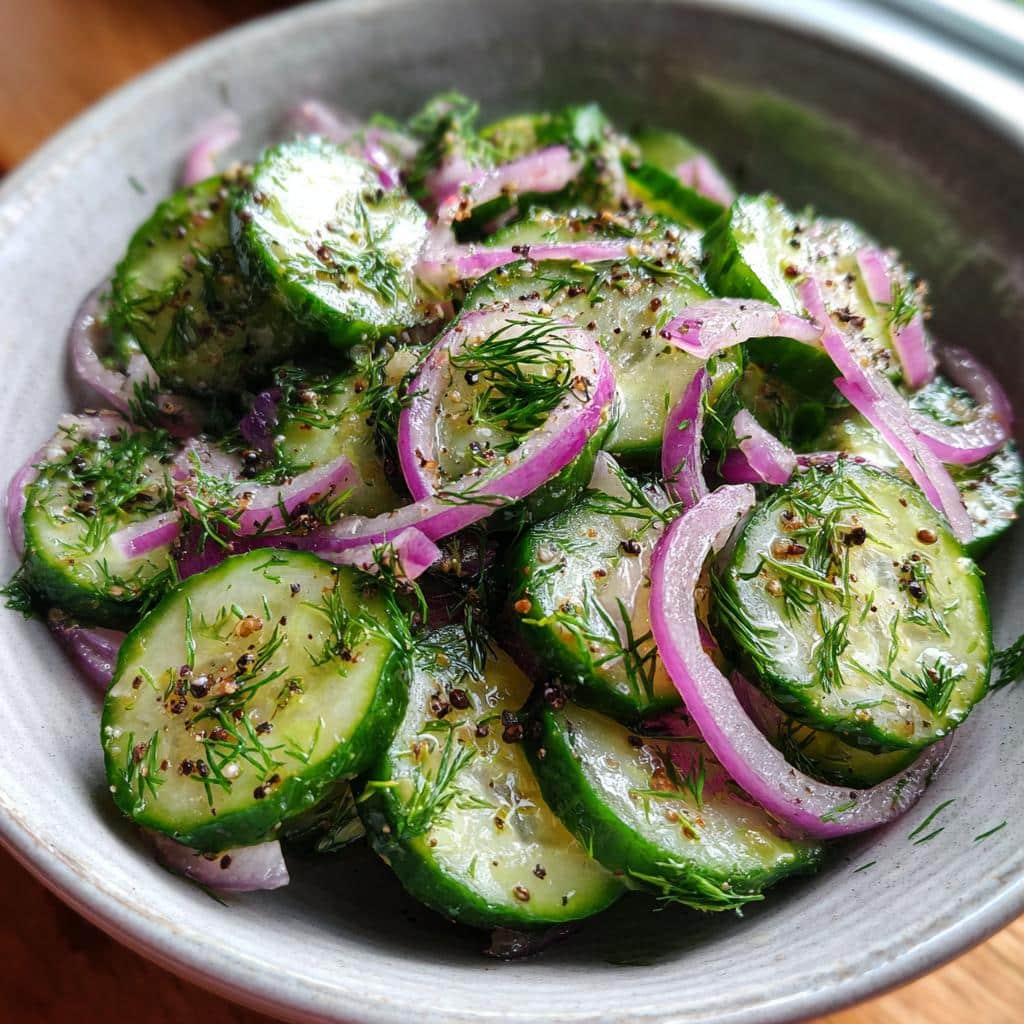 cucumber salad - detail 3