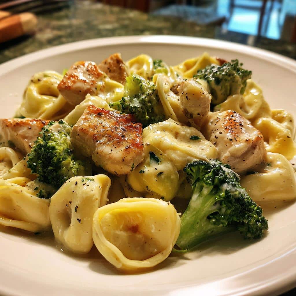 garlic Parmesan chicken tortellini - detail 1