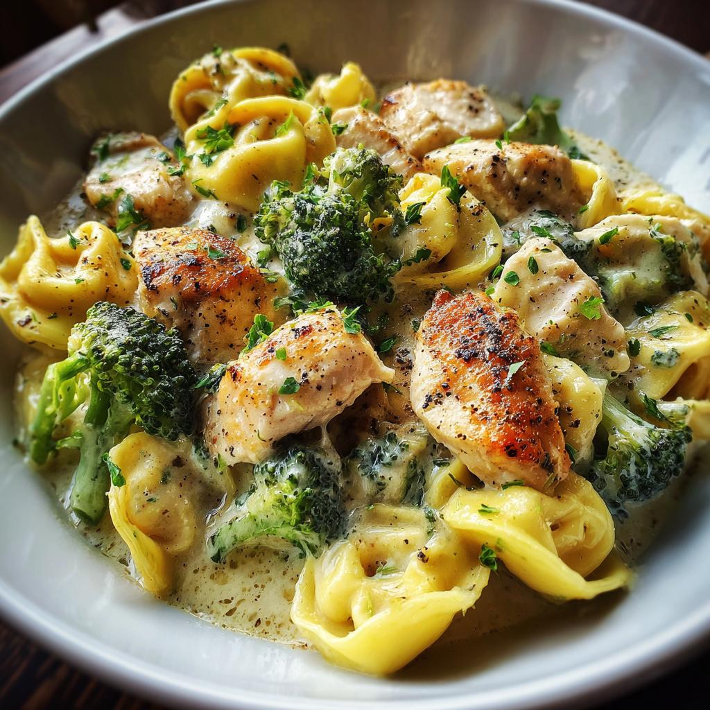 garlic Parmesan chicken tortellini - detail 2