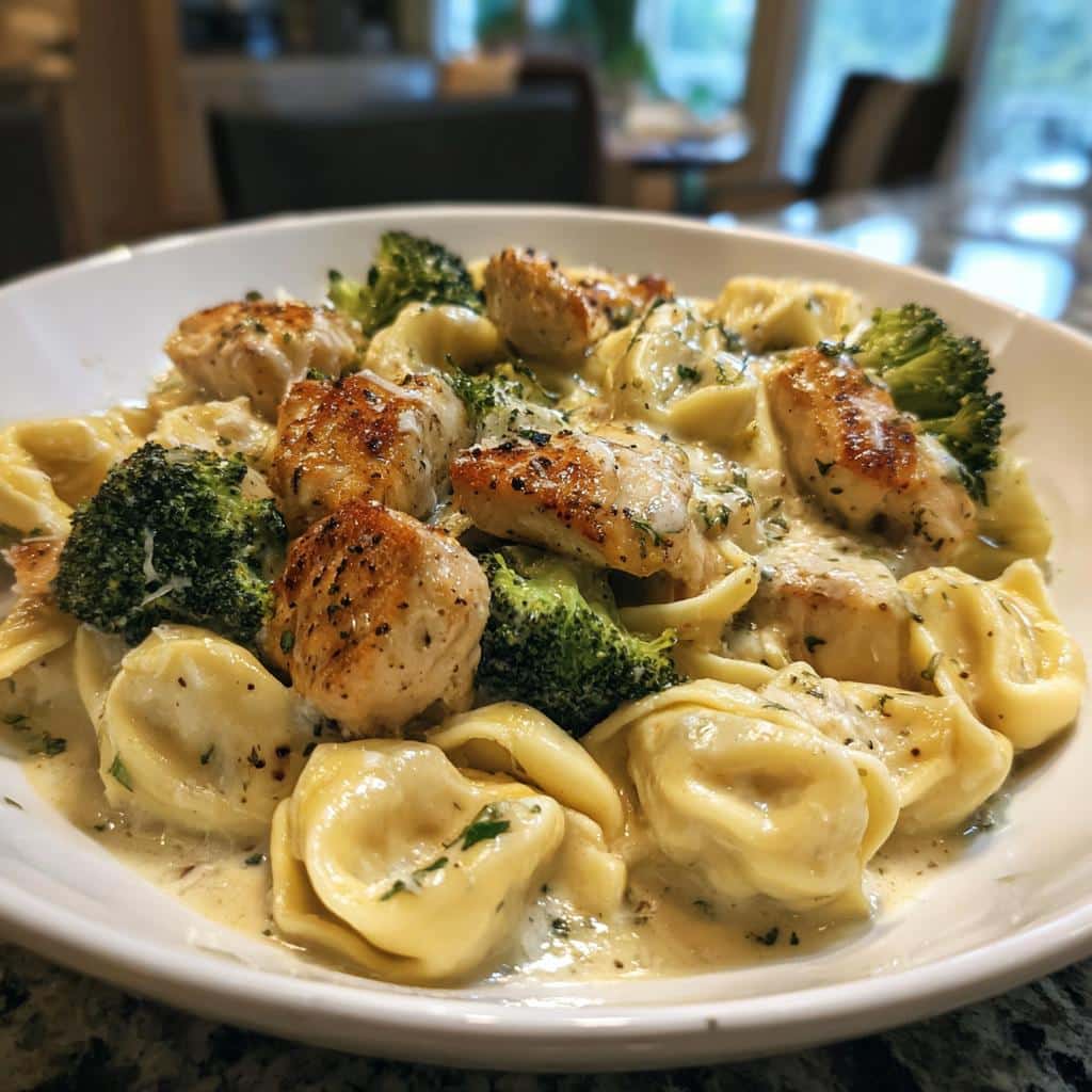 garlic Parmesan chicken tortellini - detail 3