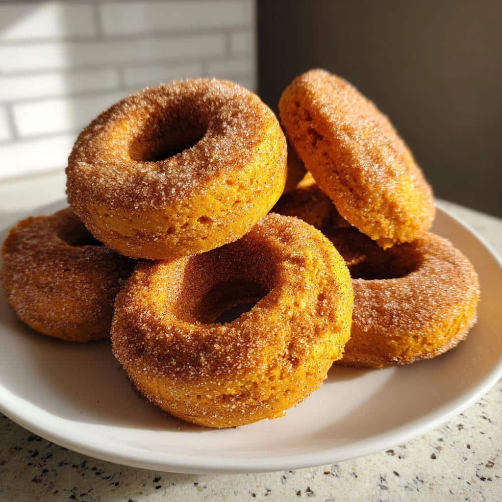 Amazing gluten-free pumpkin donuts await