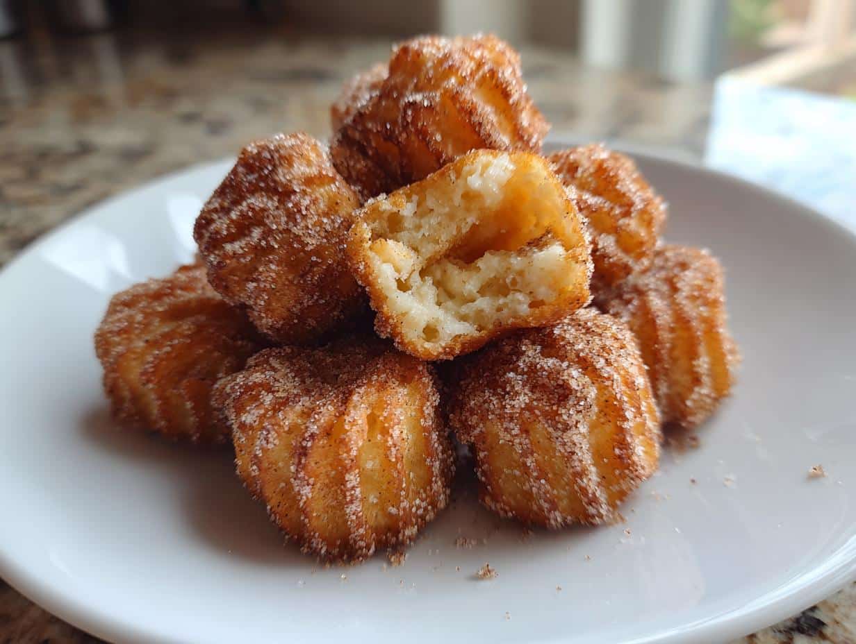 Air Fryer Churro Bites
