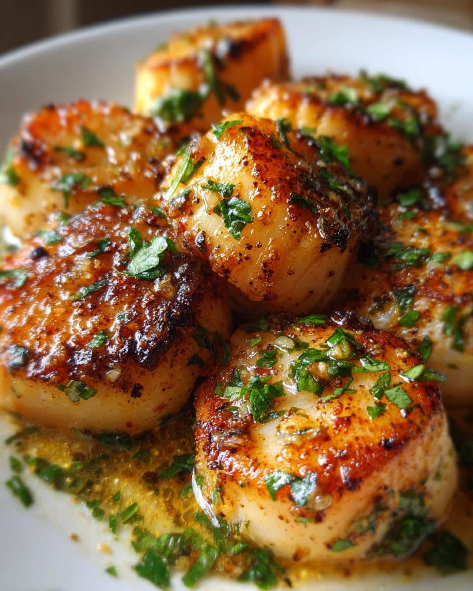 Air Fryer Scallops - detail 1