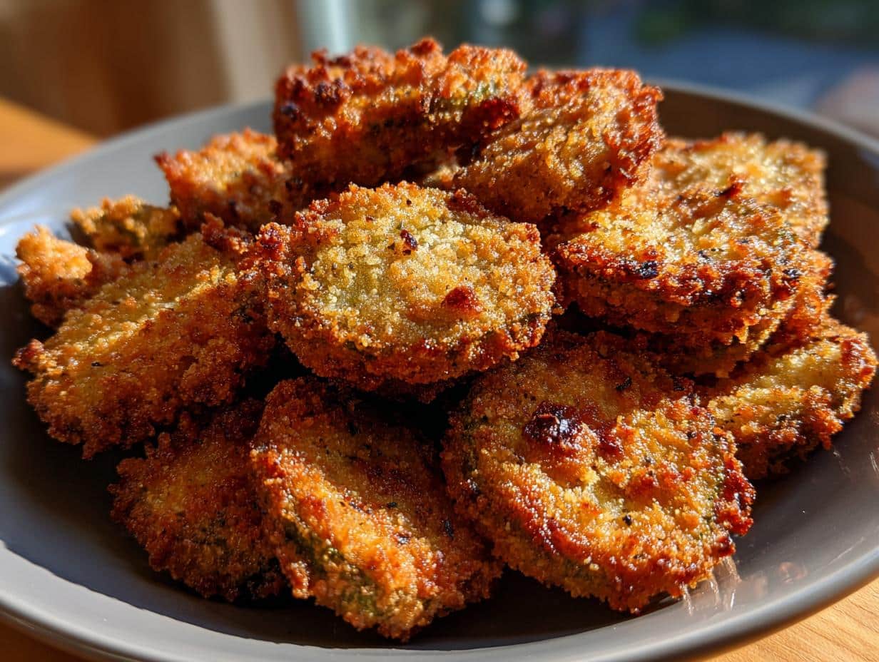 Air fryer fried pickles
