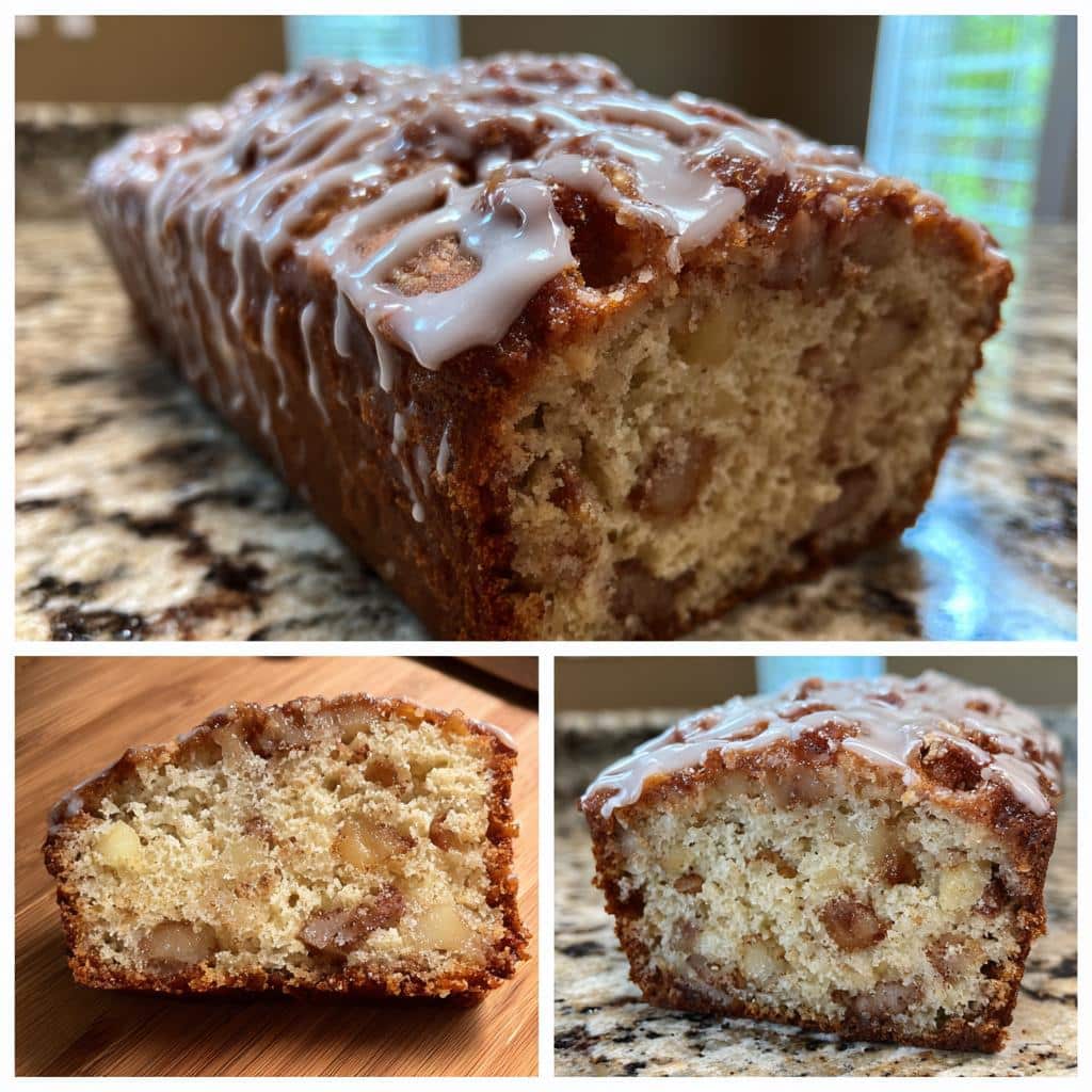 Amish Apple Fritter Bread: 5 Star Moist Loaf 4 Amish Apple Fritter Bread - detail 1