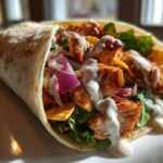 BBQ Cajun Chicken Wraps