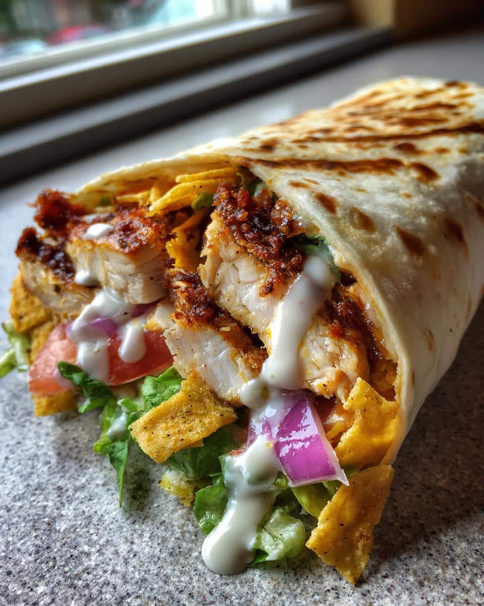 BBQ Cajun Chicken Wraps - detail 2