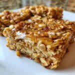 Baked Banana Oatmeal Bars