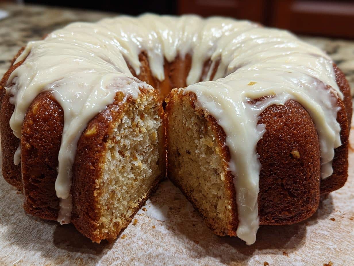 Amazing Banana Bundt Cake in 60 mins
