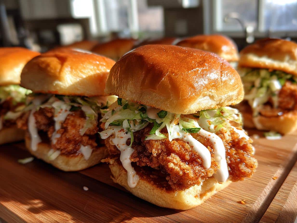 Easy Bang Bang Chicken Sliders Recipe