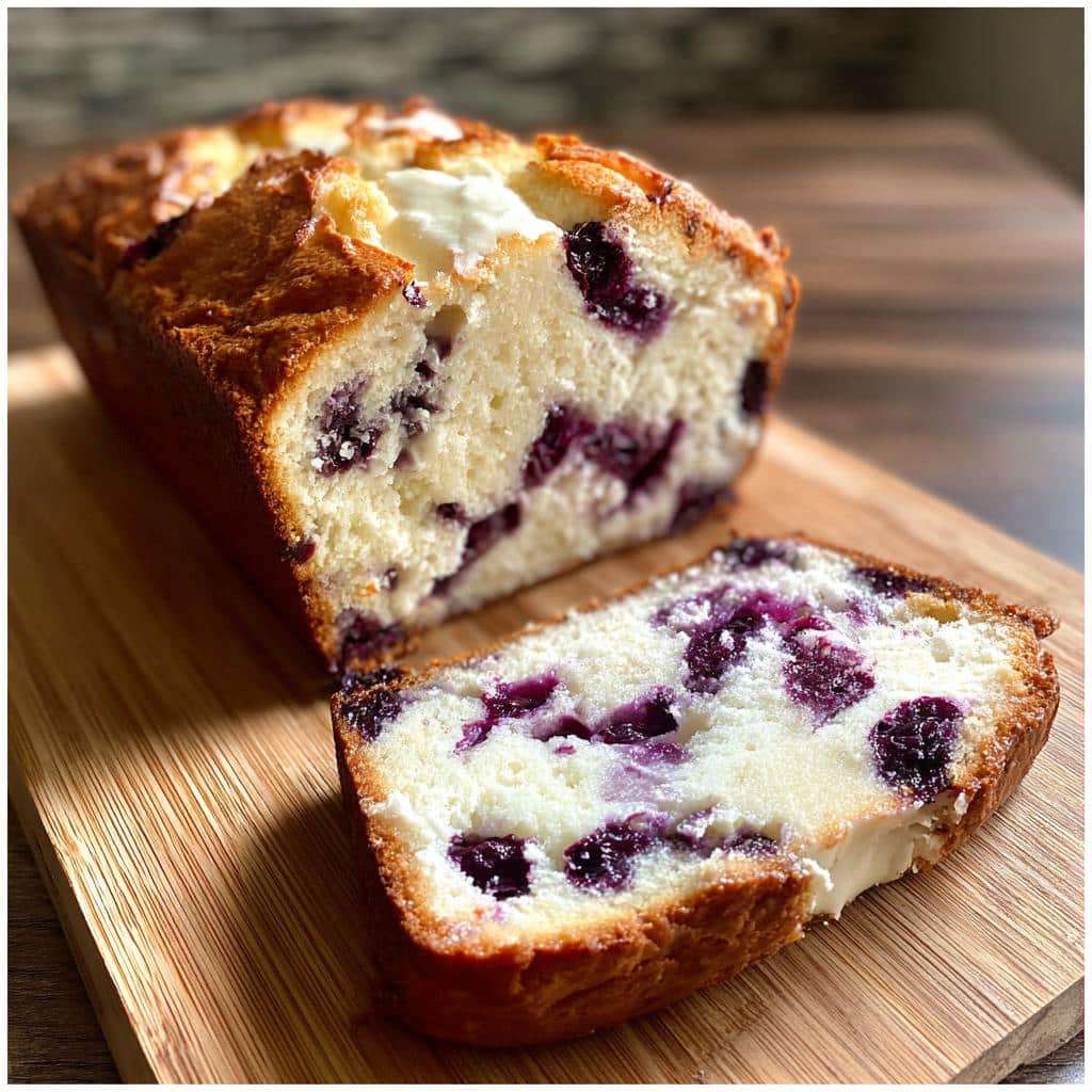 Blueberry Cream Cheese Bread Recipe - detail 1