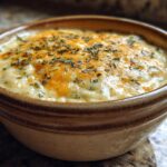 Cheddar Garlic Herb Potato Soup