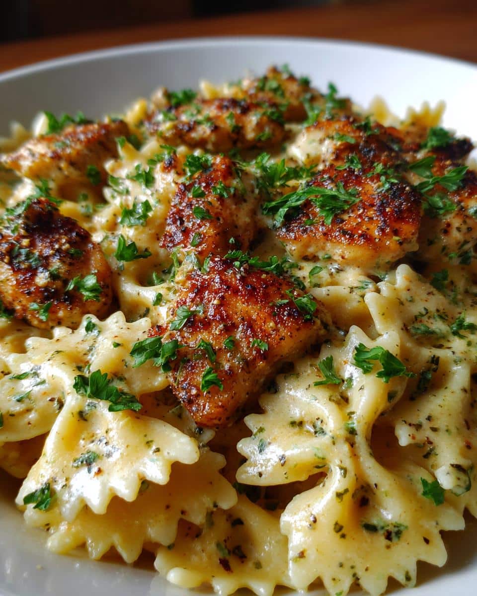 Cheesy Cajun Chicken Pasta - detail 2