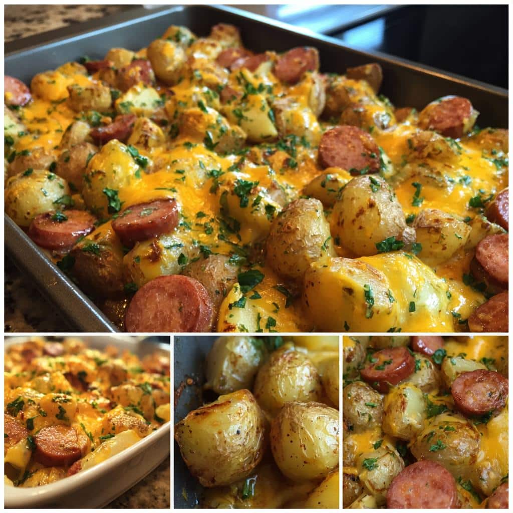 Cheesy Ranch Potatoes and Smoked Sausage - detail 1