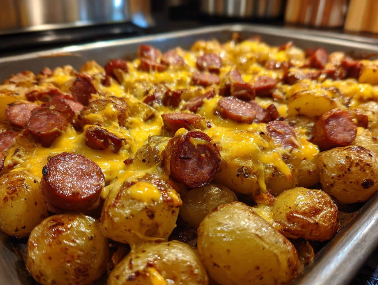 Cheesy Ranch Potatoes & Sausage: 1 Amazing Meal