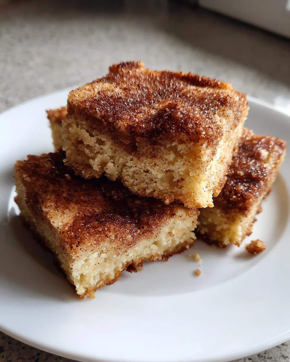 Chewy Snickerdoodle Cookie Bars - detail 1