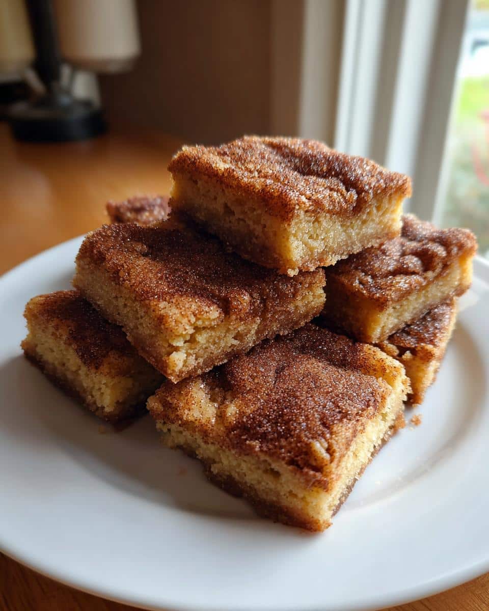 Chewy Snickerdoodle Cookie Bars - detail 2