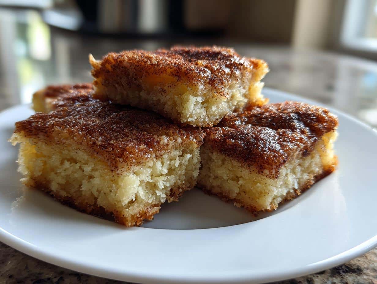 Easy Chewy Snickerdoodle Cookie Bars Delight