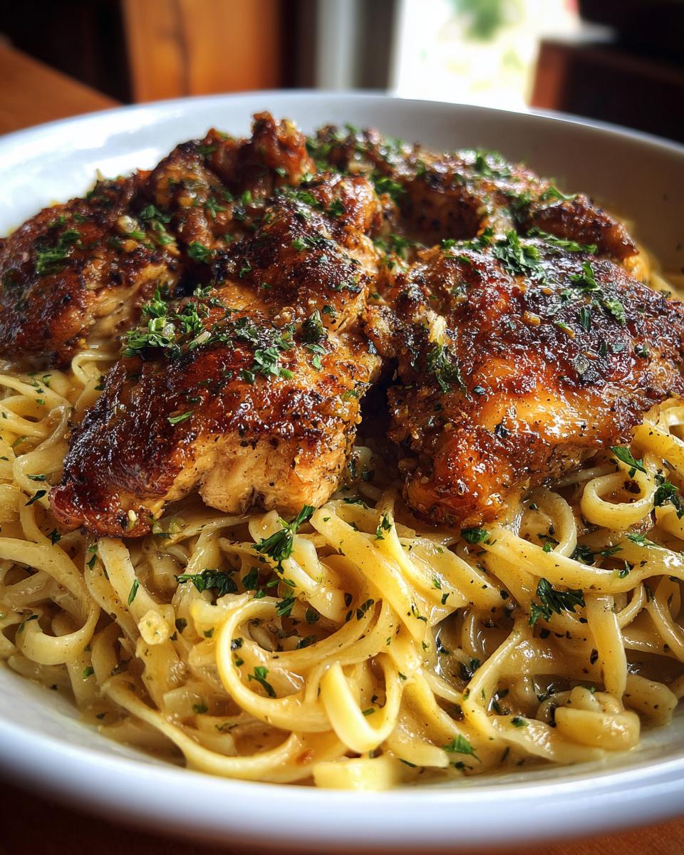 Chicken with Buttered Noodles - detail 1