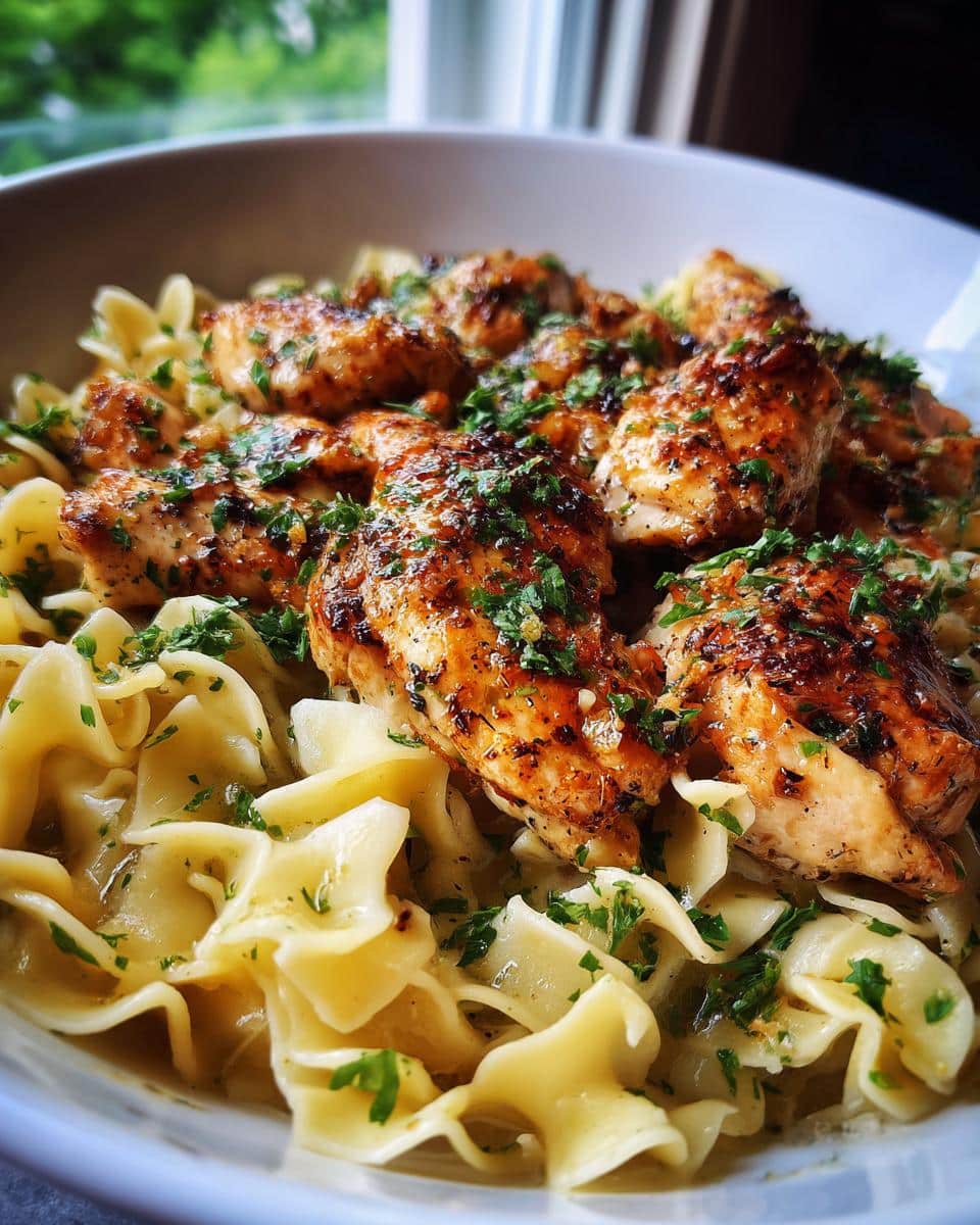 Chicken with Buttered Noodles - detail 2