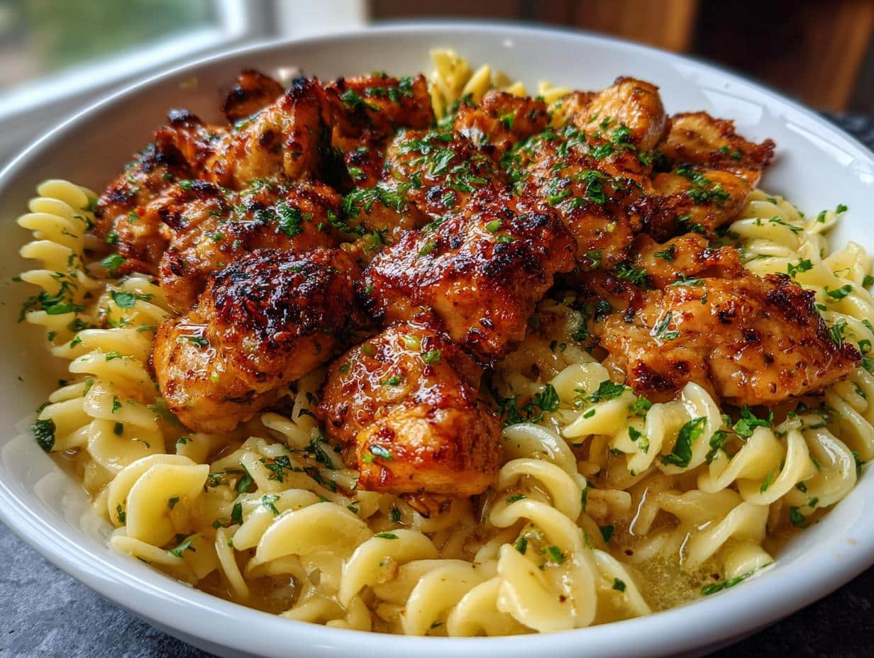 Amazing 40-Min Chicken with Buttered Noodles