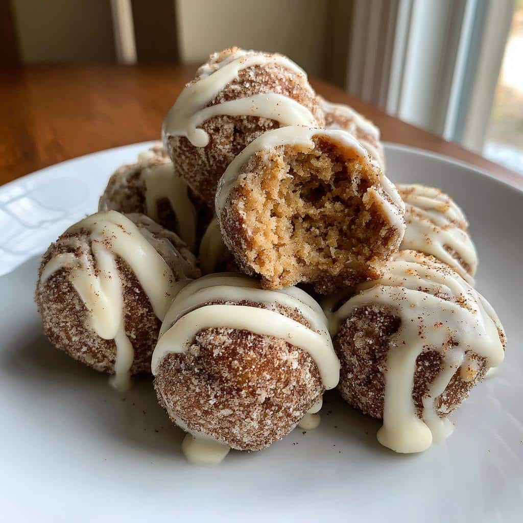 Cinnamon Roll Protein Bites - detail 1