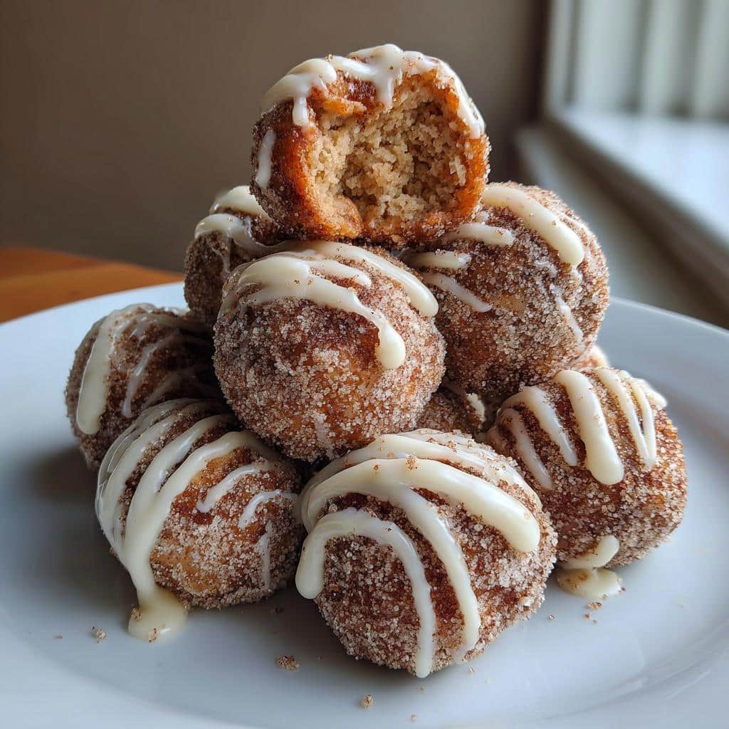 Cinnamon Roll Protein Bites - detail 2